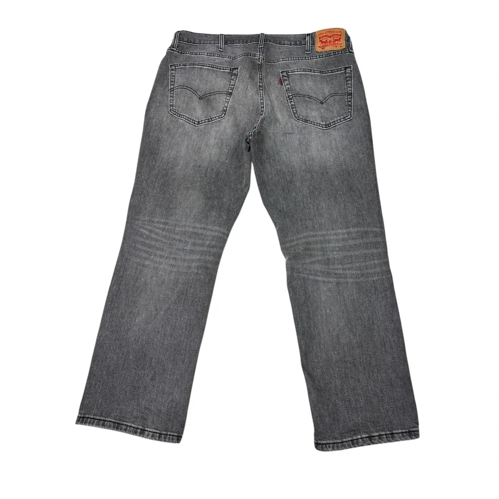 Levi's 541 Athletic Fit‎ Gray Distressed Jeans Mens Size 38x30 Denim Pants